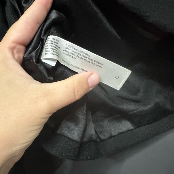 Eileen Fisher Raffia Wool Weave Jacket Black S - Picture 6 of 7